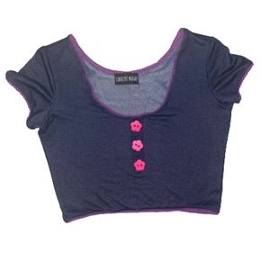 Cottage core crop top